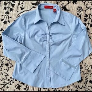 Flared Long Sleeve Button Up!✨